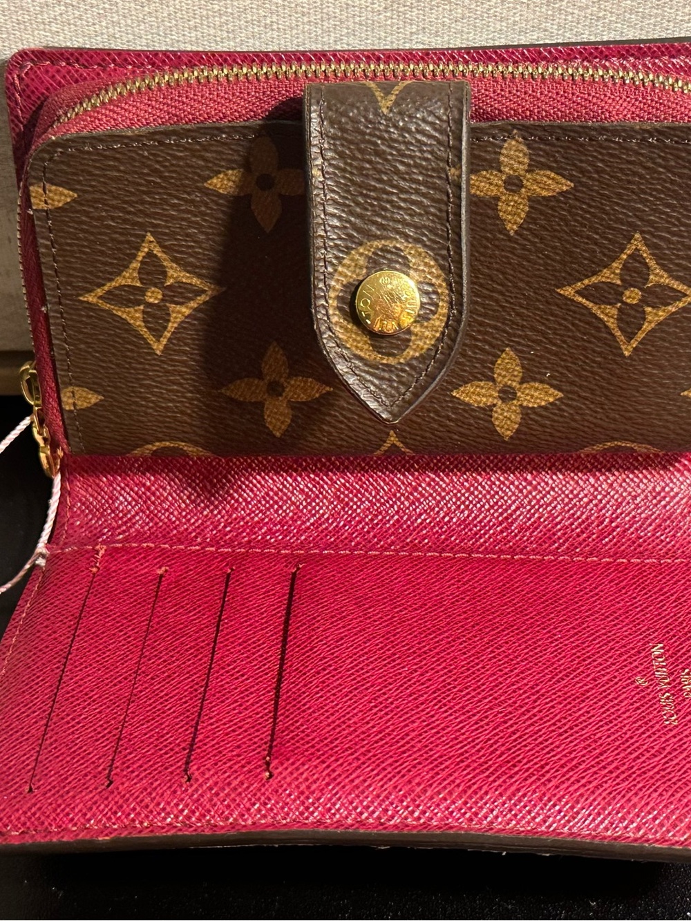 Louis Vuitton Monogram Juliette Wallet Fuchsia - Picture 4 of 16